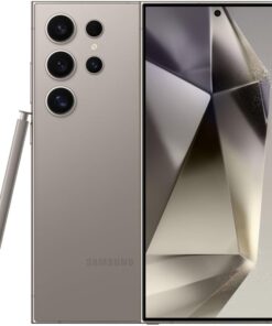 Samsung Galaxy S24 Ultra Cell Phone, 256GB AI Smartphone, Unlocked Android, 200MP, 100x Zoom Cameras, Fast Processor, Long Battery Life, Edge-to-Edge Display, S Pen, US Version, 2024, Titanium Gray