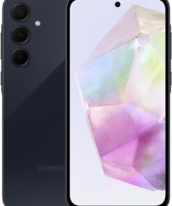 SAMSUNG Galaxy A35 5G (128GB, 2024) 6.6 120Hz AMOLED, Octa-Core (5nm), 50MP Triple Camera (Fully Unlocked for AT&T, T-Mobile, Verizon, Global 4G VoLTE) A356U (w/ 128GB SD Card, Navy) (Renewed)