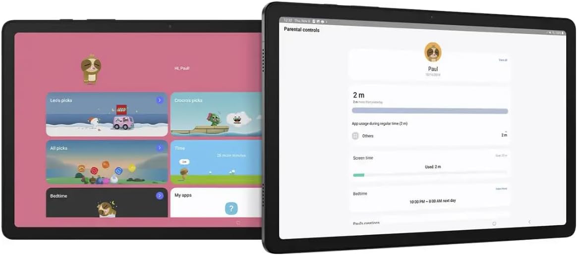 SAMSUNG Galaxy Tab A9+ 11” 64GB Wi-Fi Android Tablet, Big Screen, Quad Speakers, Upgraded Chipset, Multi Window Display, Slim, Light, Durable Design, US Version, 2023, Navy (Renewed) - 图片 26