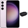 SAMSUNG Galaxy S23 5G (256GB, 8GB) 6.1 AMOLED 2X, 50MP Camera, Global Volte (Fully Unlocked for AT&T, Verizon, T-Mobile, Global) S911U (w/ 25W Super Fast Charger, Lavender) (Renewed)