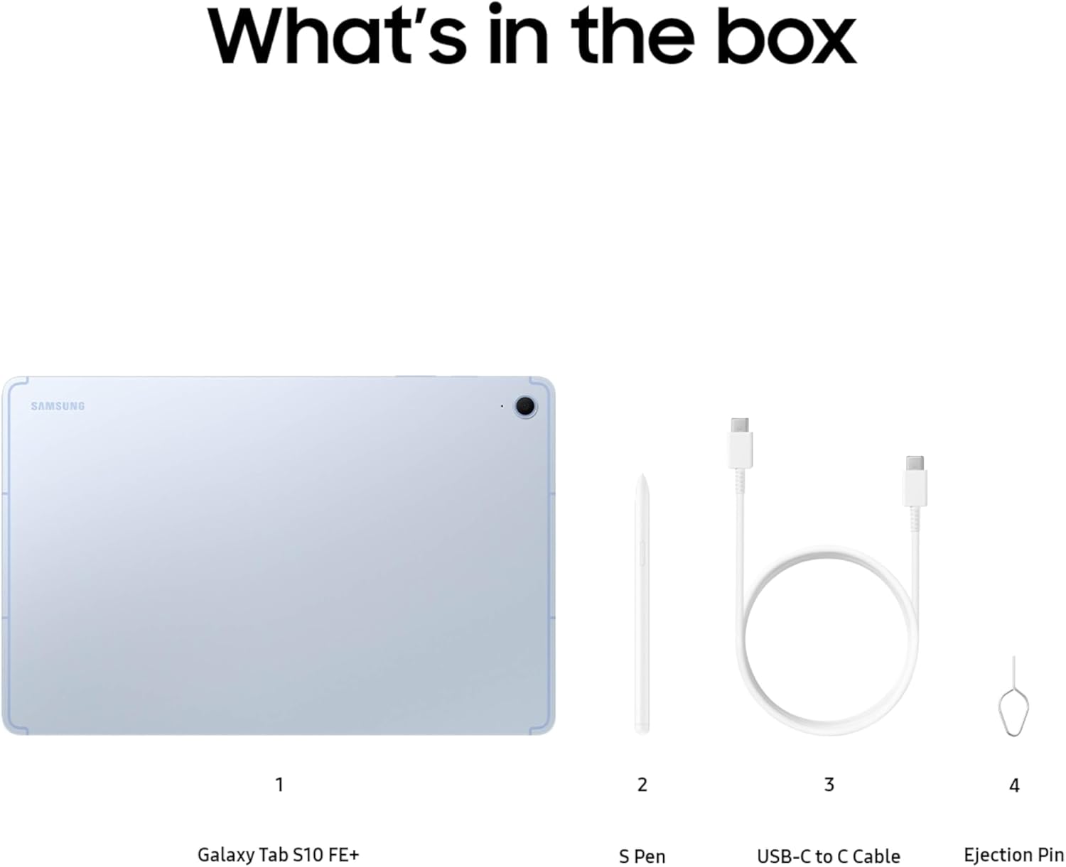 SAMSUNG Galaxy Tab S10 FE 256GB WiFi Android Tablet, Large Display, Long Battery Life, Exynos 1580 Processor, IP68 Water-Resistant, 90 Hz Refresh, S Pen for Note-Taking, US Version, Gray - 图片 33