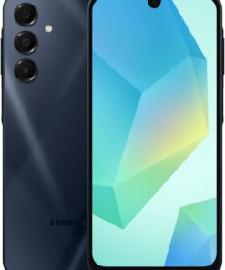 SAMSUNG Galaxy A16 5G LTE (256GB + 8GB) Latin Version SM-A166M/DS Factory Unlocked 6.7 Dual Sim 50MP Dual Cam (Case Bundle) - (Blue Black)