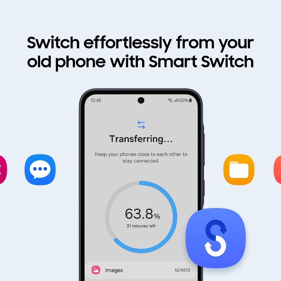 SAMSUNG Galaxy A35 5G A Series Cell Phone, 128GB Unlocked Android Smartphone, AMOLED Display, Advanced Triple Camera System, Expandable Storage, Rugged Design, US Version, 2024, Awesome Navy - 图片 9