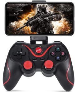 Android Game Controller Key Mapping Function Wireless Gaming Controller Gamepad for PUBG Mobile, Call of Duty Mobile, Android Phone/Tablet, Samsung, Redmi, Motorola, One+ - Not for iOS/PC (Black)