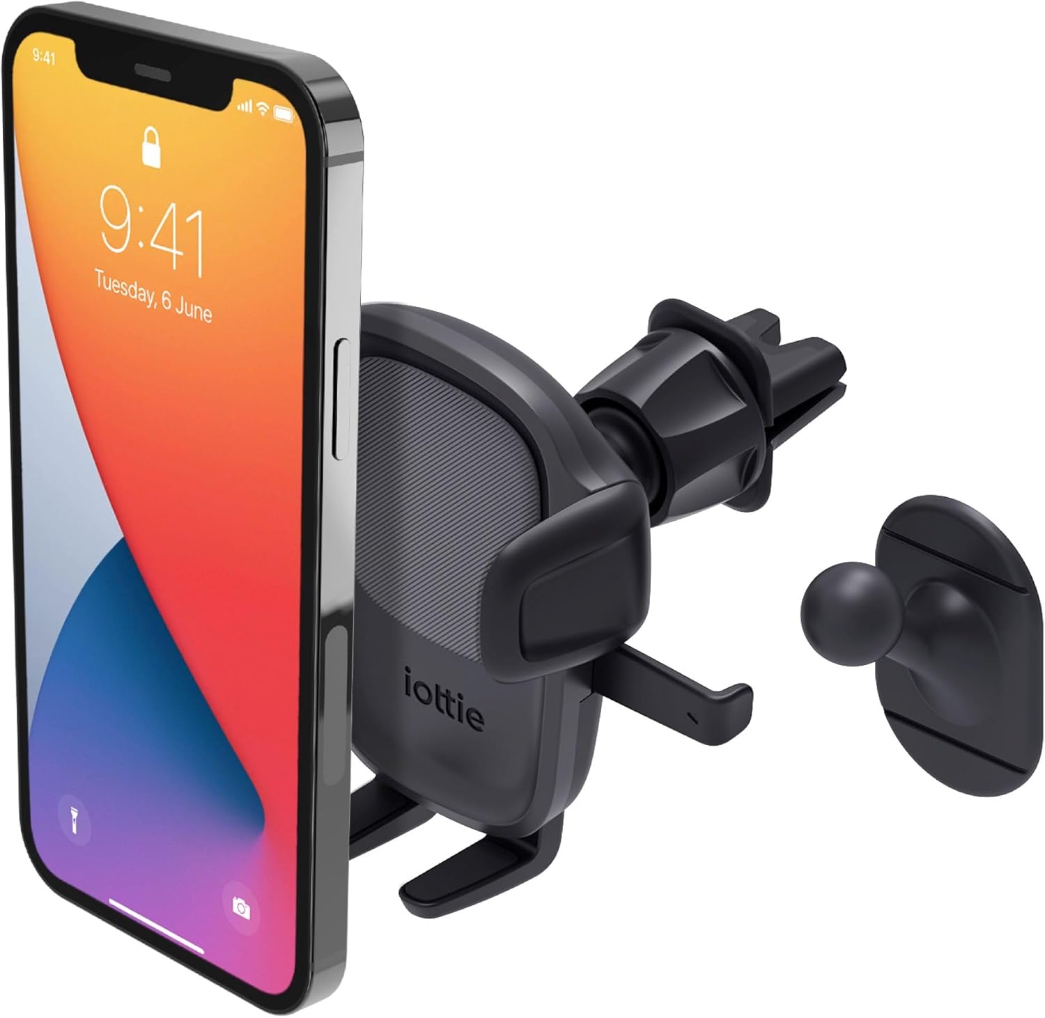 iOttie Easy One Touch Classic Dash & Windshield Universal Car Mount Phone Holder Desk Stand for -iPhone, Samsung, Moto, Huawei, Nokia, LG, Smartphones, Black - 图片 23