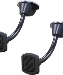 Scosche MAGWSM-10PKFLT MagicMount Magnetic Suction Cup Phone Mount for Car Dashboard or Windshield, 360° Adjustable Magnet Head, Universal Cell Phone Holder for iPhone, Samsung & More (Pack of 10)