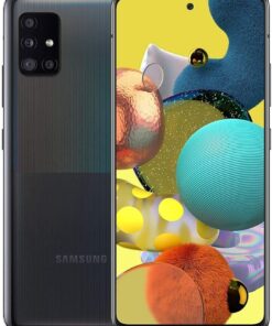 Samsung Galaxy A51 5G | A516U | 128GB | Single SIM | GSM Unlocked | Android Smartphone | Black (Renewed)