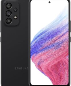 Samsung Galaxy A53 5G A Series Cell Phone, Factory Unlocked Android Smartphone, 128GB, 6.5” FHD Super AMOLED Screen, Long Battery Life, US Version, Black (Renewed)