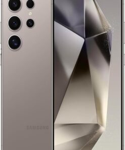 SAMSUNG Galaxy S24 Ultra 5G, US Version, 1TB, Titanium Black - Unlocked (Renewed)