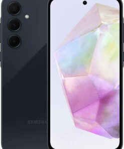 SAMSUNG Galaxy A35 5G A Series Cell Phone, 128GB Unlocked Android Smartphone, AMOLED Display, Advanced Triple Camera System, Expandable Storage, Rugged Design, US Version, 2024, Awesome Navy (Renewed)