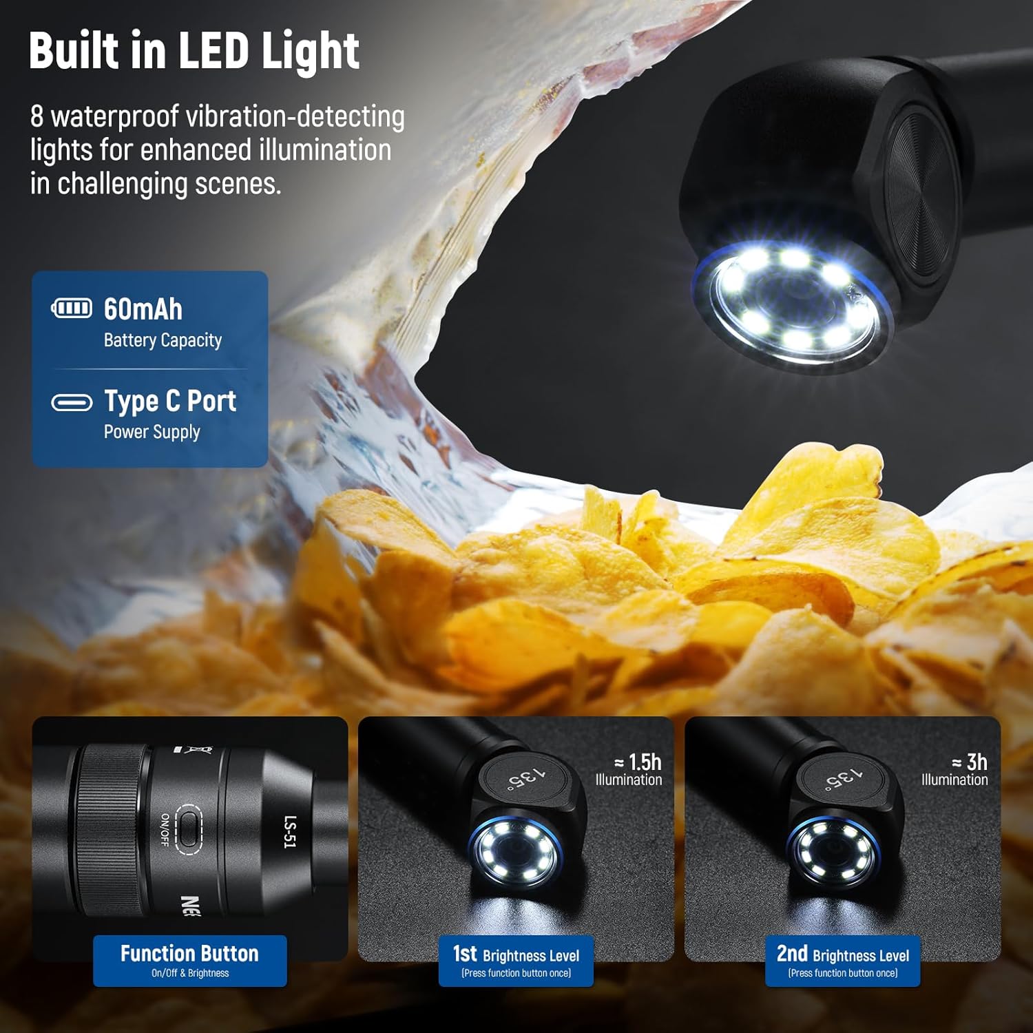 NEEWER 135° 18mm 2X Macro Probe Lens with 17mm Thread for Mobile Phone Video Recording, for NEEWER Phone Cage/Phone Case with 17mm Lens Adapter Compatible with iPhone Samsung, LS-51 - 图片 24