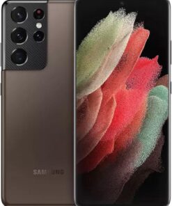 SAMSUNG Galaxy S21 Ultra 5G, US Version, 128GB, Phantom Black - Unlocked (Renewed)