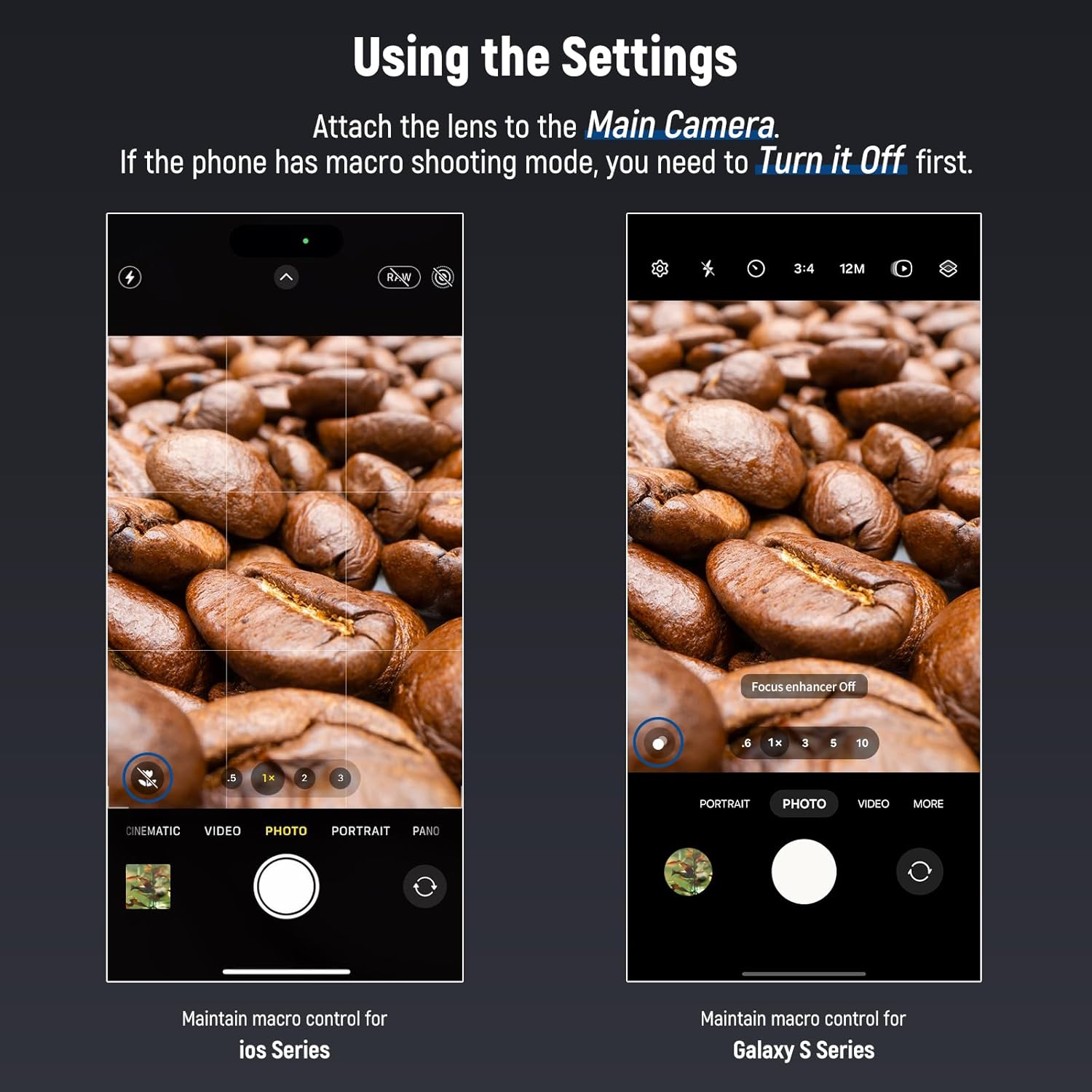 NEEWER 135° 18mm 2X Macro Probe Lens with 17mm Thread for Mobile Phone Video Recording, for NEEWER Phone Cage/Phone Case with 17mm Lens Adapter Compatible with iPhone Samsung, LS-51 - 图片 13