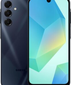 Alternative view of Samsung Galaxy A16 5G A Series, Unlocked Android Smartphone, Large AMOLED Display, Durable Design, Super Fast Charging, Expandable Storage, 5G Connectivity, US Version, 2025, Blue Black