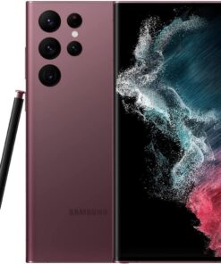 SAMSUNG Galaxy S22 Ultra 5G, US Version, 128GB, Black - Unlocked (Renewed)