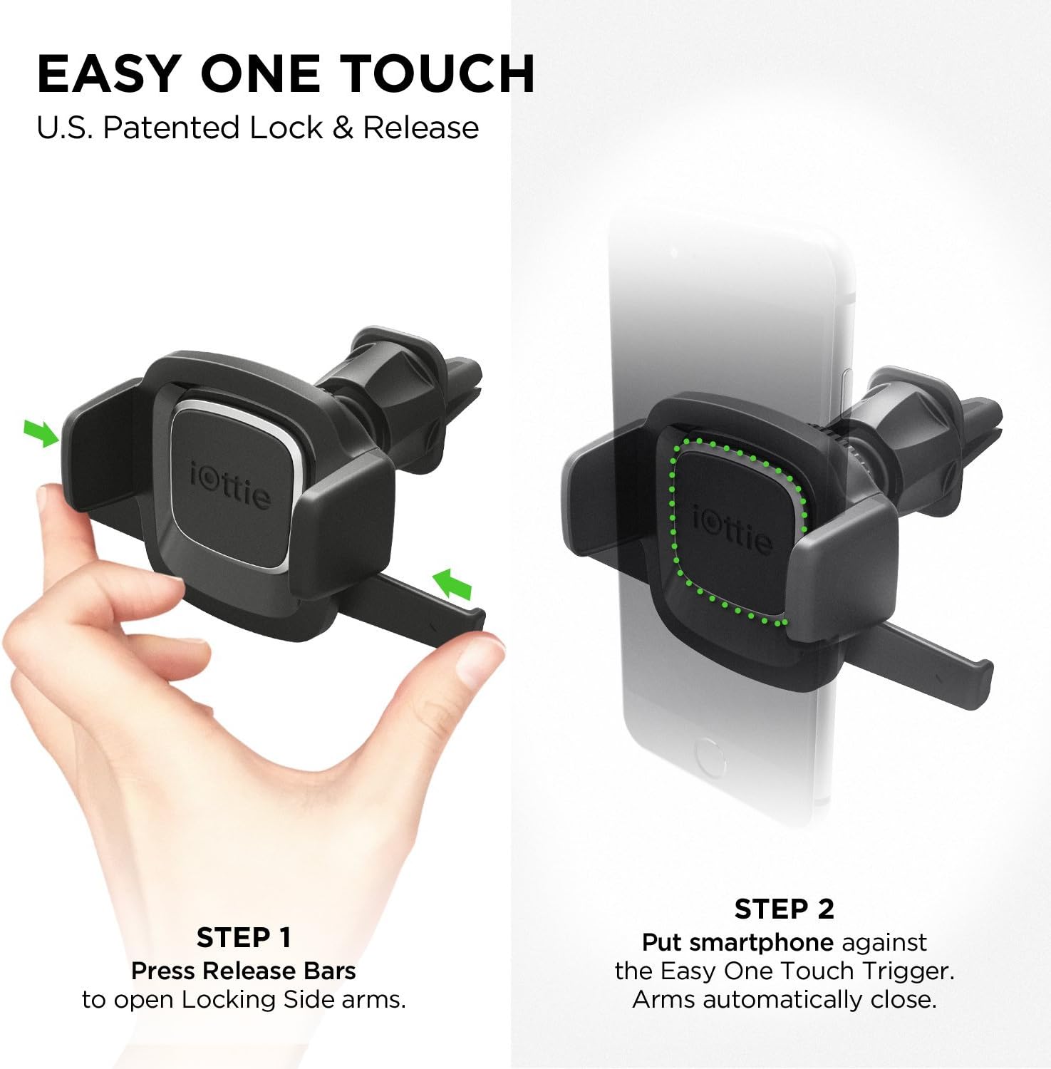 iOttie Easy One Touch Classic Dash & Windshield Universal Car Mount Phone Holder Desk Stand for -iPhone, Samsung, Moto, Huawei, Nokia, LG, Smartphones, Black - 图片 35