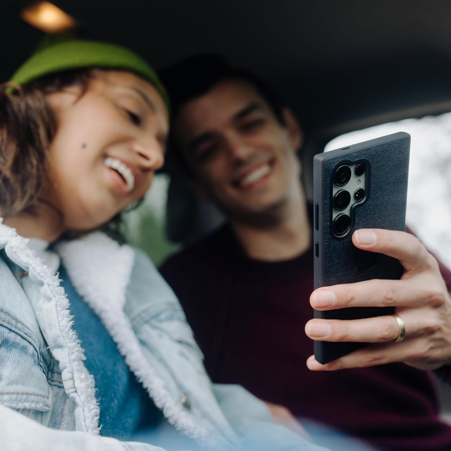 Peak Design Mobile Everyday Fabric Case Compatible with Samsung Galaxy S24 Ultra (Charcoal) Gray - 图片 11