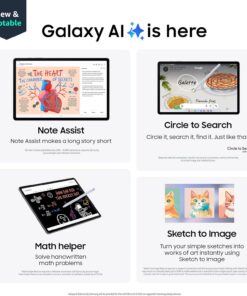 Alternative view of Samsung Galaxy Tab S10+ Plus 12.4” 256GB Android Tablet, Galaxy AI Tools, Circle to Search, AMOLED 2X Display, Long Battery Life, Durable Design, S Pen for Note-Taking, US Version, Platinum Silver