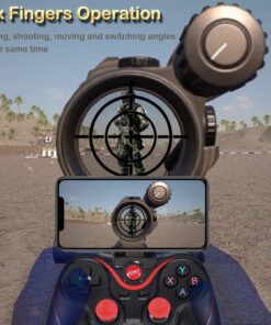 Alternative view of Android Game Controller Key Mapping Function Wireless Gaming Controller Gamepad for PUBG Mobile, Call of Duty Mobile, Android Phone/Tablet, Samsung, Redmi, Motorola, One+ - Not for iOS/PC (Black)